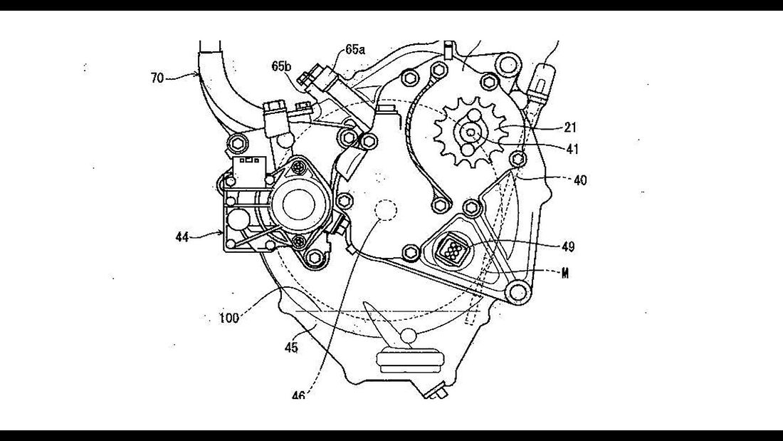 Honda Patent kleines Elektromotorrad