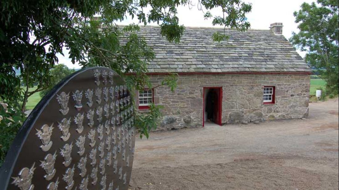 Hütte der Davidsons in Schottland