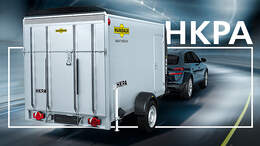 Humbaur HKPA Vollpoly-Alu-Kofferanhänger