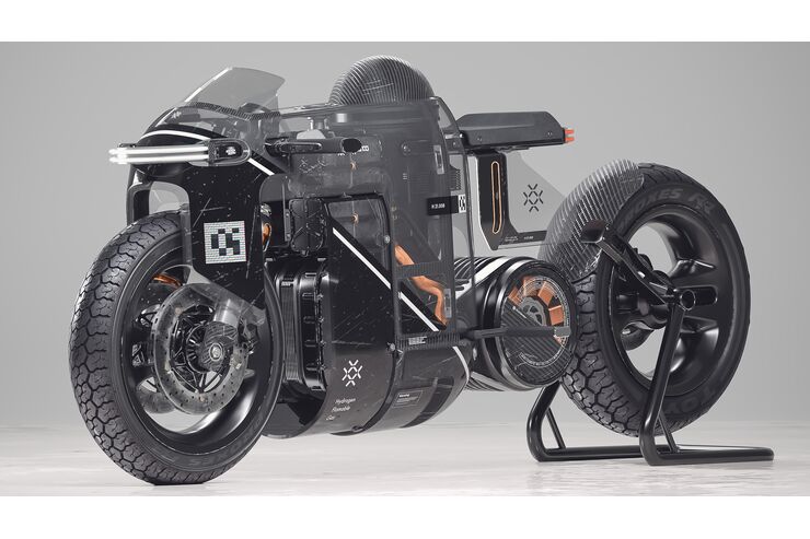 Hydra fuel cell bike  Motorradonline.de