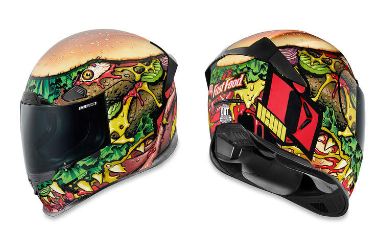 icon fast food helmet