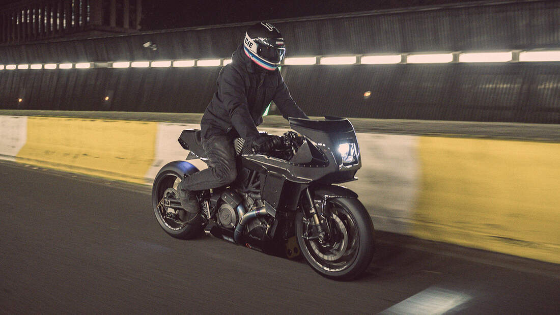 Indian FTR Black Swan by Workhorse Speed Shop