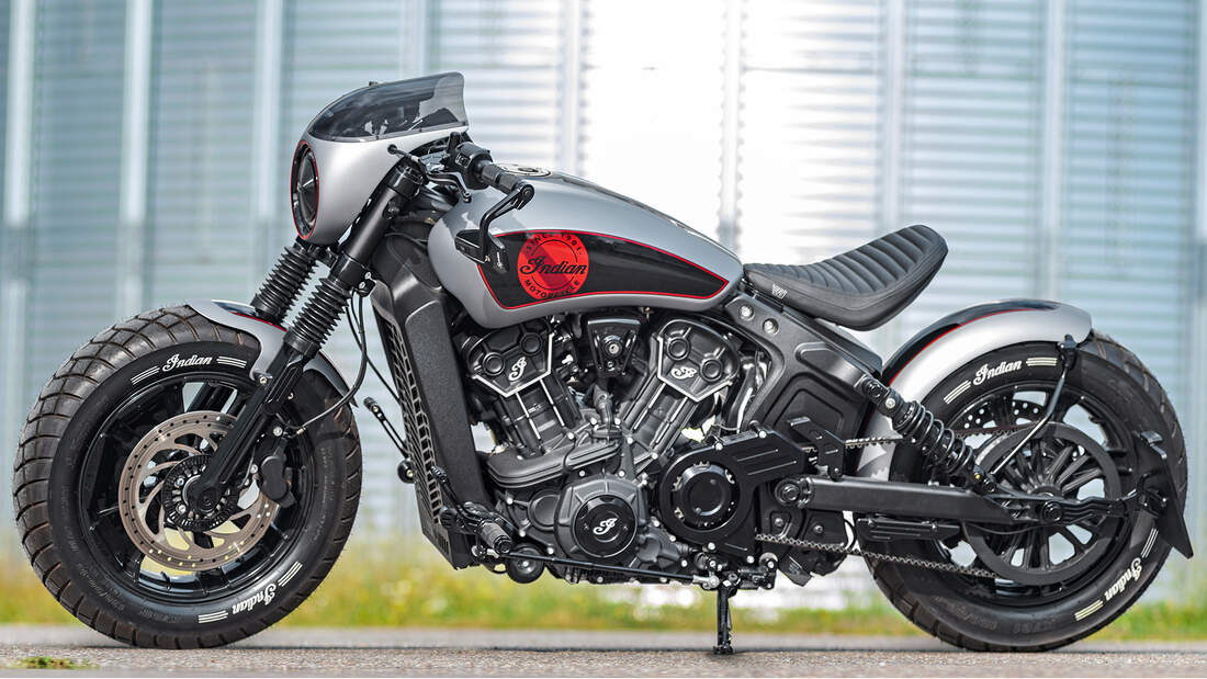 Indian Scout Bobber Newchurch Three Von Wunderkind Custom Motorradonline De