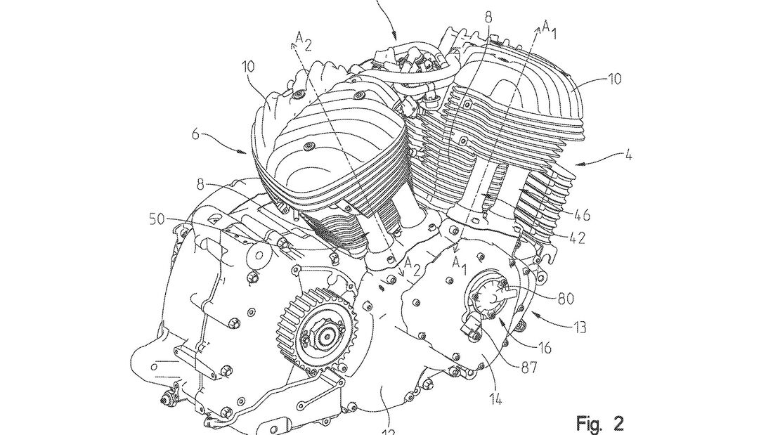 Indian Thunderstroke Motor Patent Variable Ventilsteuerung
