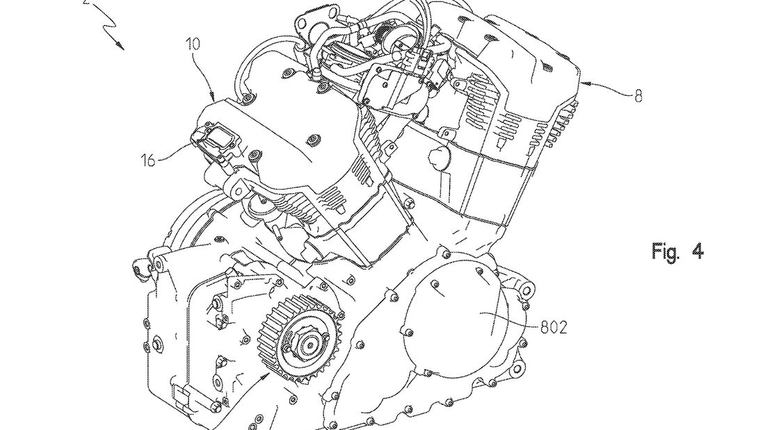 Indian V2-Motor Patent
