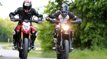 KTM 690 SMC-R und Ducati Hypermotard 950 SP