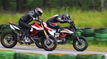 KTM 690 SMC-R und Ducati Hypermotard 950 SP