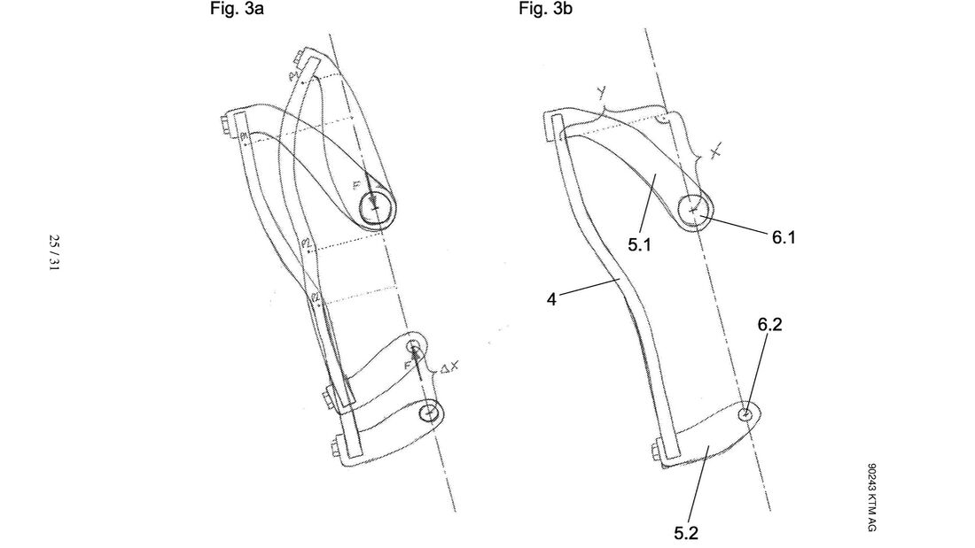 KTM Blattfeder Patent