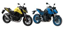 Kaltvergleich Honda CB 750 Hornet und Suzuki GSX-8S (01/2023)