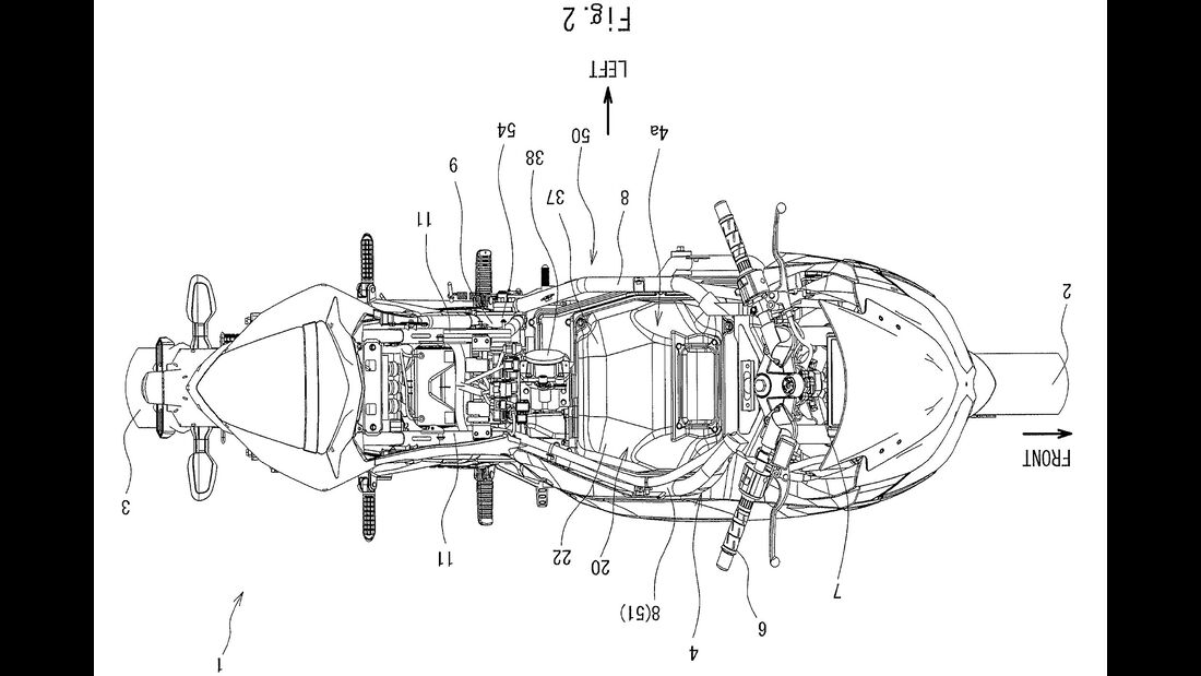 Kawasaki Elektromotorrad Patent