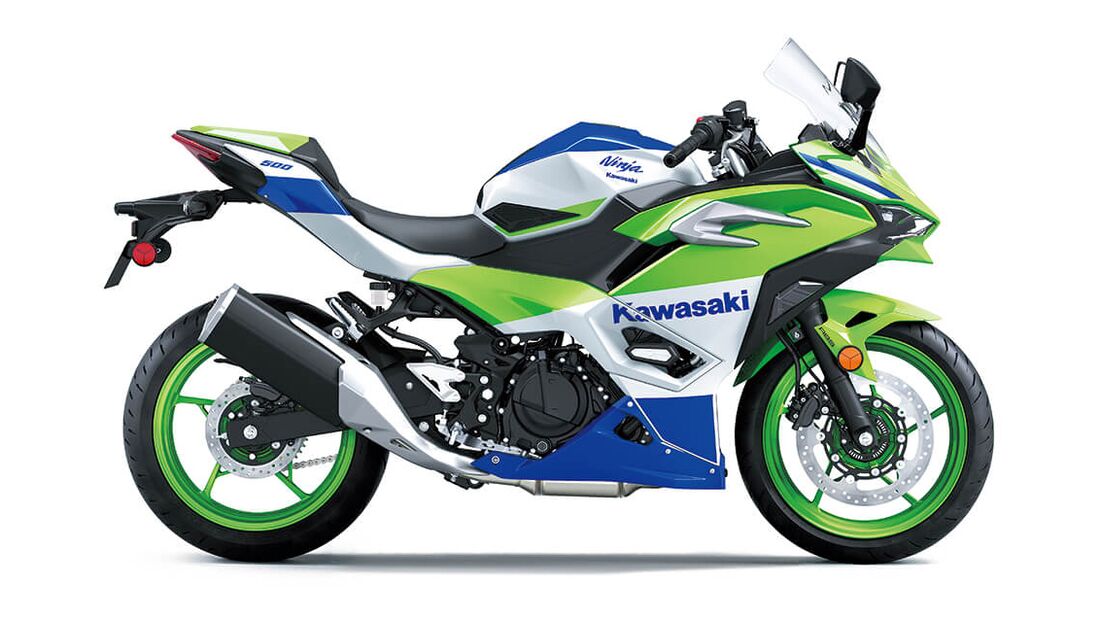 Kawasaki Ninja 40th Anniversary Edition 2024 in Retro-Farben