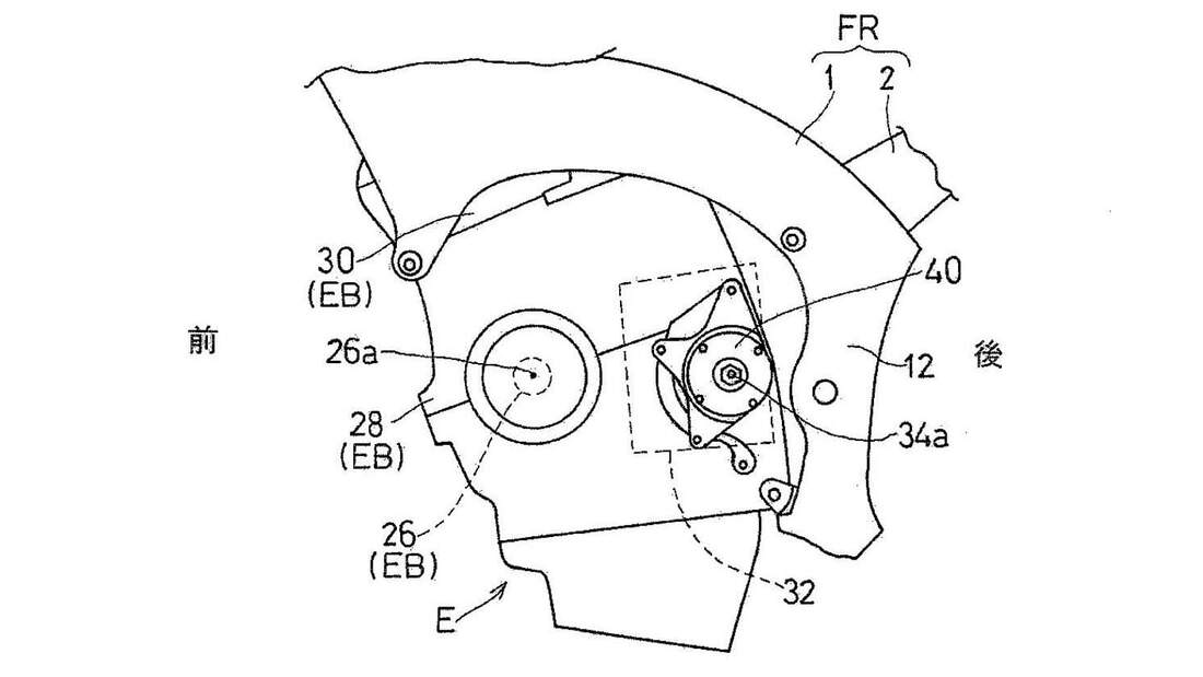 Kawasaki Patent Magnetbremse
