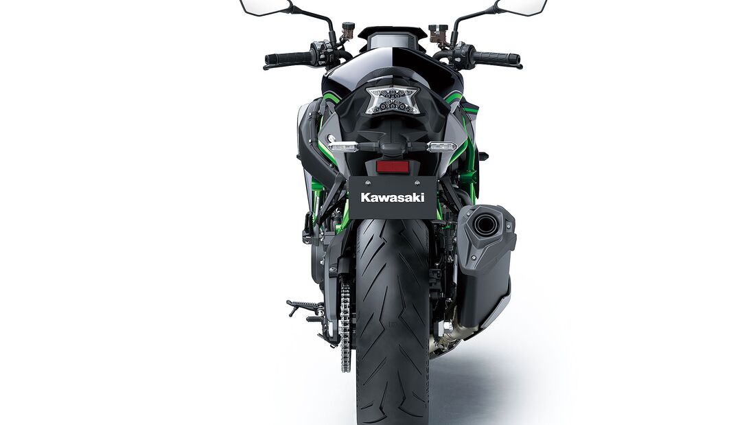 Motorrad Kawasaki Z H2 Power Naked Bike mit Kompressor 200 