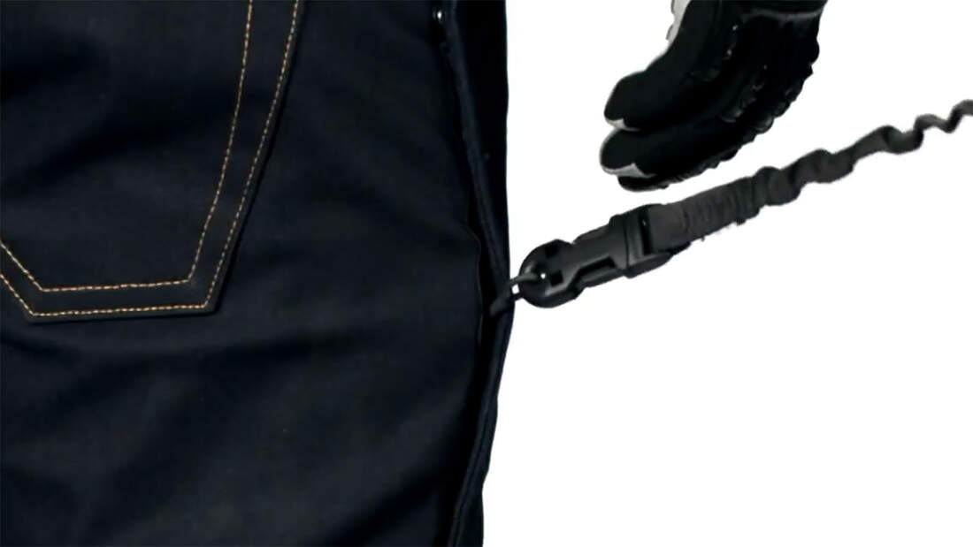 Mo'cycle AirbagJeans für Motorradfahrer