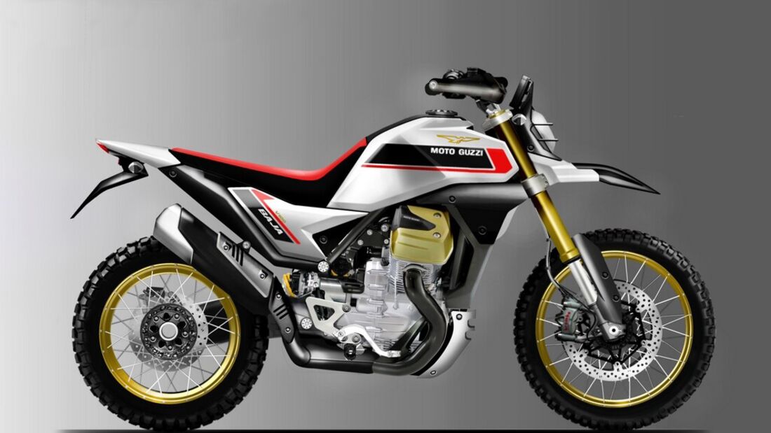 Moto Guzzi V 100 Stelvio Enduro für 2023