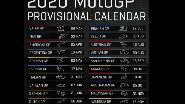 MotoGP Kalender 2020