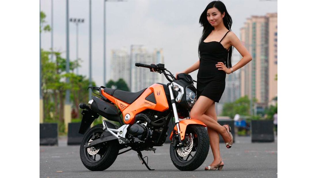 Motorrad-Plagiate aus China