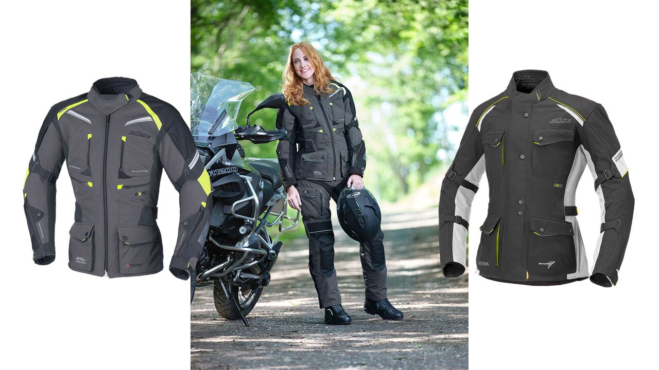 Damen Motorrad Jacke und Hose,Damen Touren Motorrad Textil Kombi Wasserdicht 