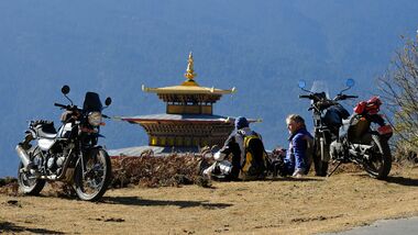 Motorradreise Buthan