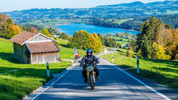 Motorradtour Bayerische Seen
