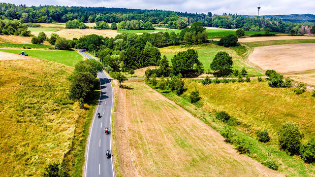 Motorradtour Mittelgebirge