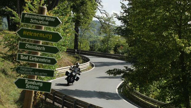 Motorradtour Thüringer Wald