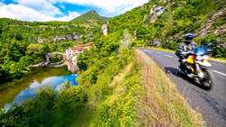 Motorradtour rund um Millau/Frankreich