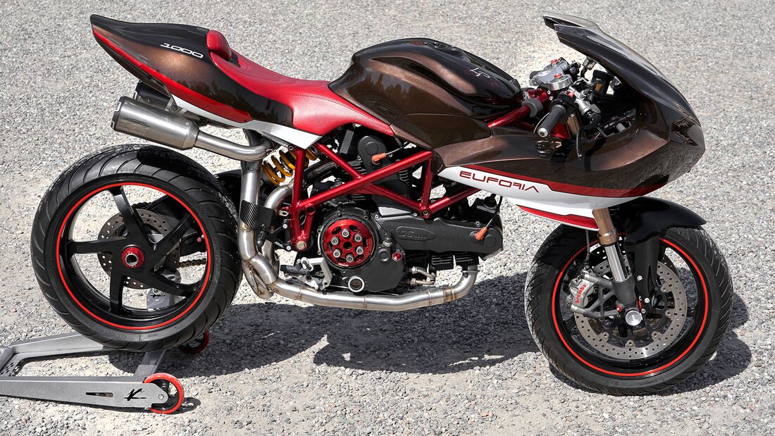 Ducati Monster Umbau Euforia von Luca Pagani : Die erste echte Pagani
