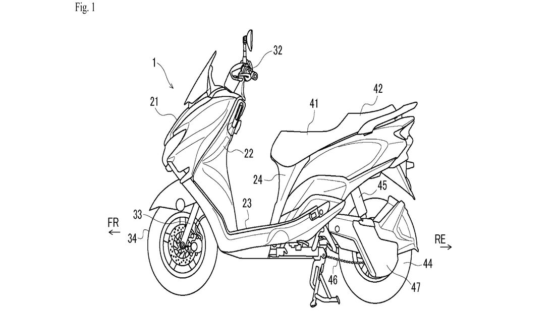 Patent Suzuki Elektroroller