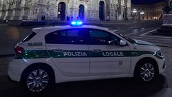 Polizei Mailand Polizeiauto