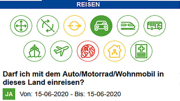 Re-open EU Reiseportal EU