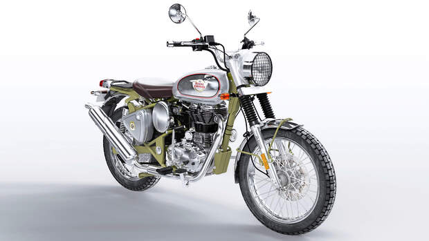 Royal Enfield Bullet Trials Works Replica 500. (Green)