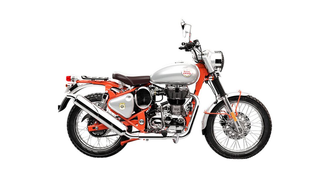 Royal Enfield Bullet Trials Works Replica 500. (Red)
