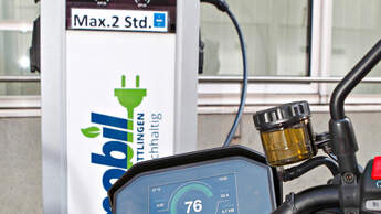 Schnellladesäule für Elektro-Fahrzeuge.