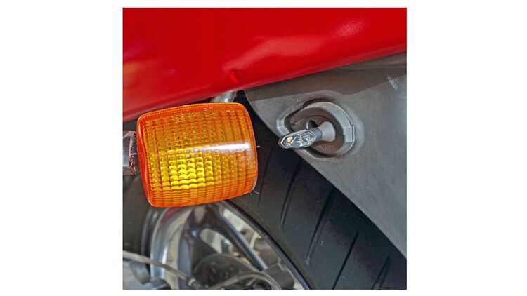 Kennzeichenhalter Motorrad Blende Signal Lichthalterung Moto