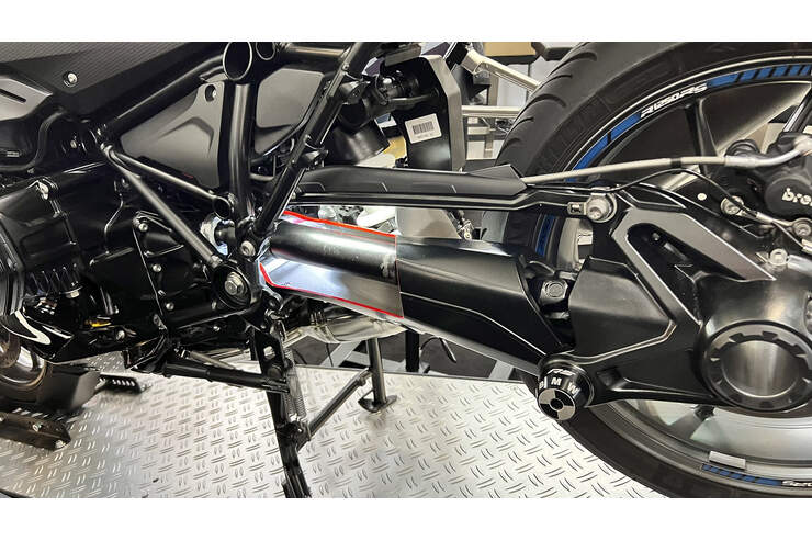 Front Engine Guard For BMW R 1200 Water Cooled Models - Black Stainless Steel Protection