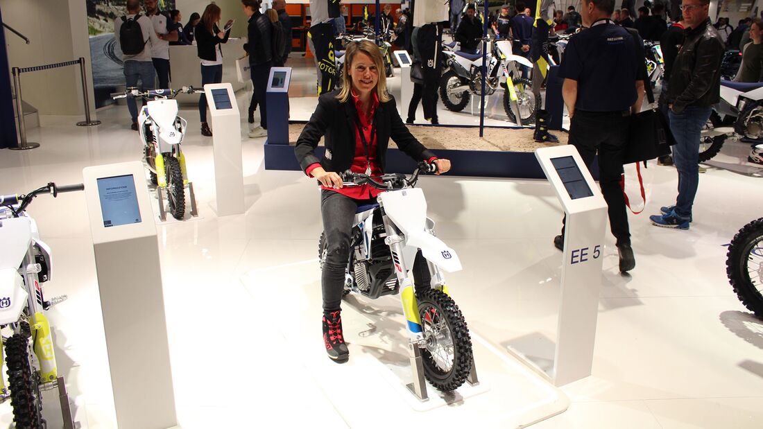 Sitzproben auf der EICMA 2019 Minibike