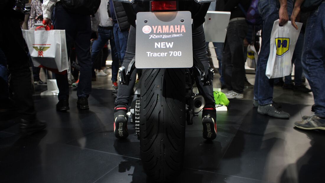 Sitzproben auf der EICMA 2019 Yamaha Tracer 700