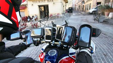 Smartphone Halterung Motorrad