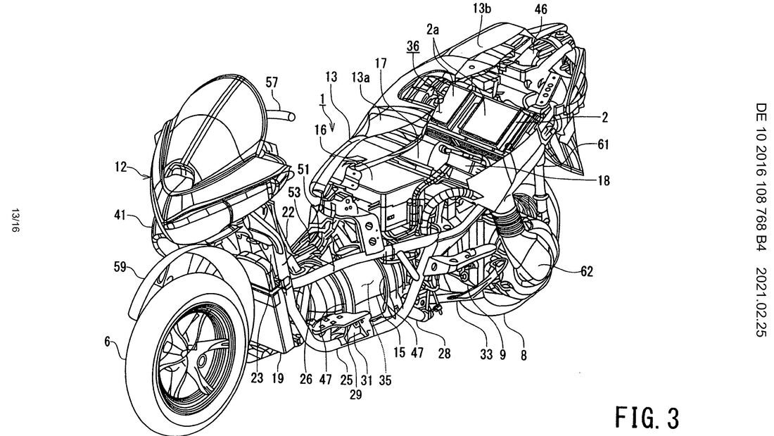 Suzuki Burgman Fuel Cell Patent 2021