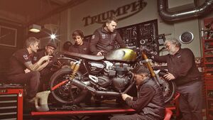 Triumph Garage Icon Custom-Wettbewerb Spanien 2020