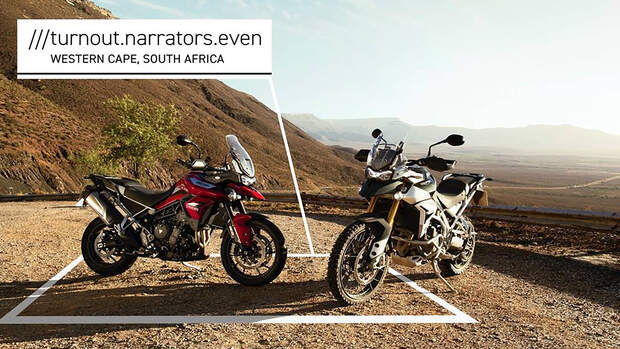 Triumph Navigation what 3 words