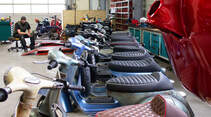 Vintage Custom Vespa Modelle von Scooter und Service
