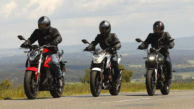 Voge 300R, Voge 300AC und Voge 500R.