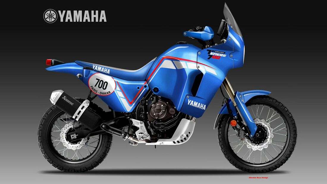Yamaha Ténéré 700' PD Heritage Concept von Oberdan Bezzi.