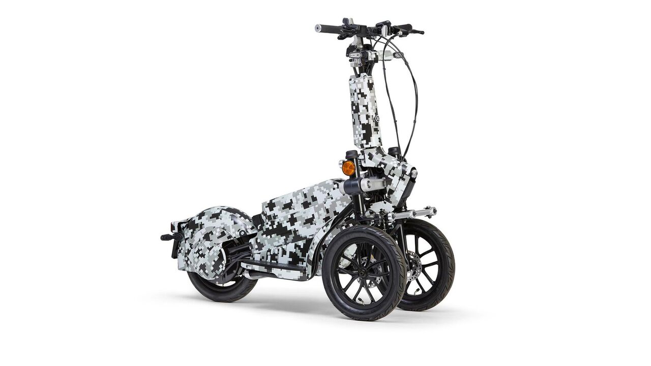 Yamaha Tritown: Elektro-Dreirad mit Neigetechnik