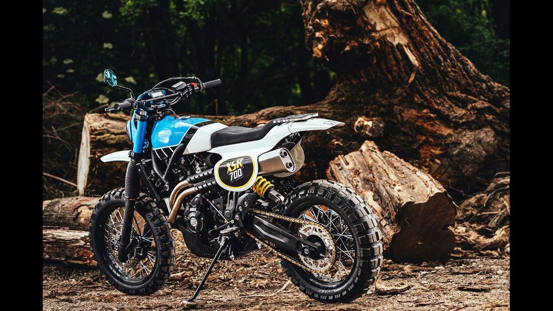 Yamaha XSR TT 700 von Capelos Garage und Elemental Rides
