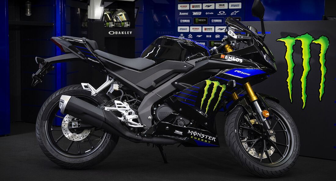 yamaha r125 monster energy