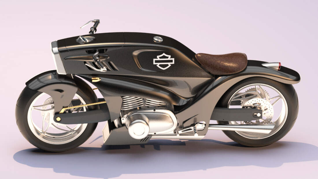 Yan-Xuan Lai Designkonzept Harley-Davidson Streetfighter