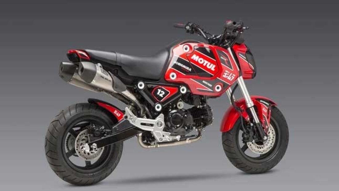 Motorrad Komplette Auspuffanlagen Exhaust für HONDA Grom 125 MSX125 2013-2018 
